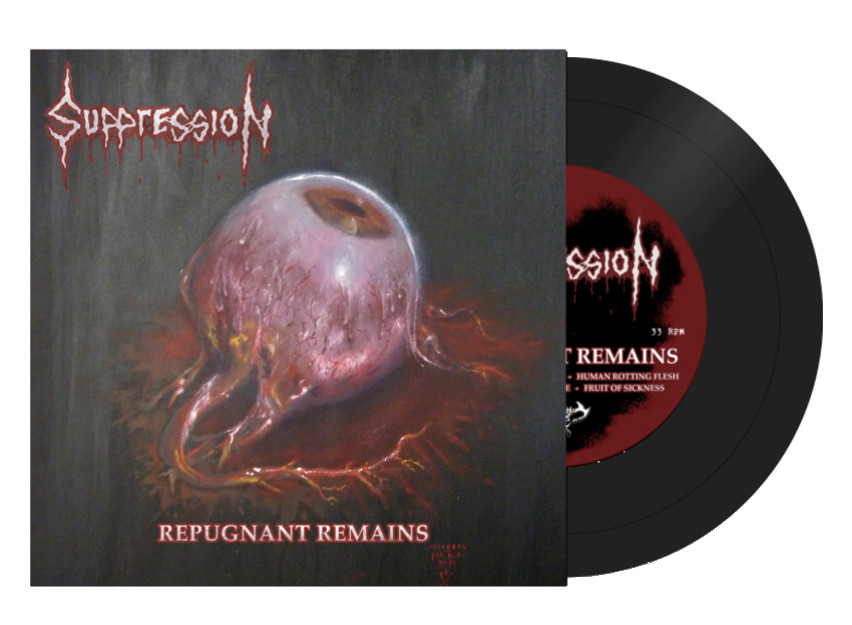 Suppression - Repugnant Remains 7" (black vinyl)